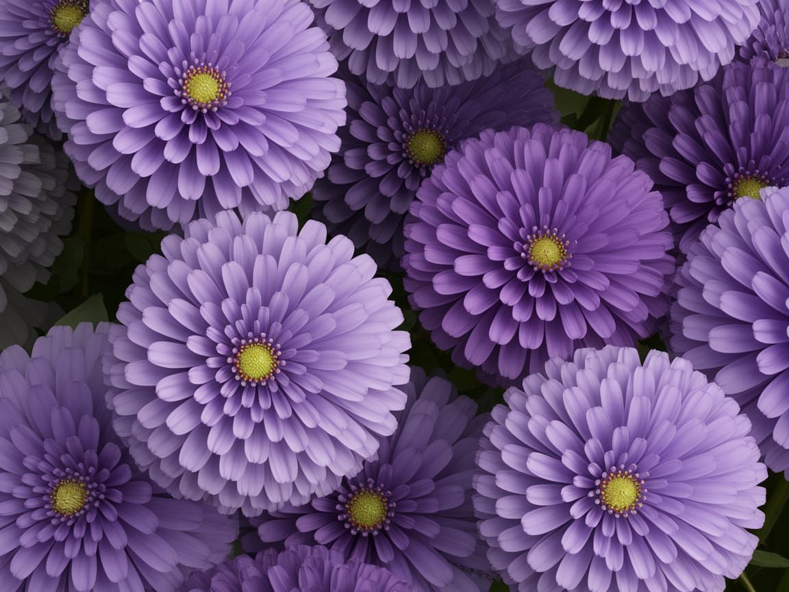 Whirling Lavender Dreamscapes in Vibrant Purple Hues