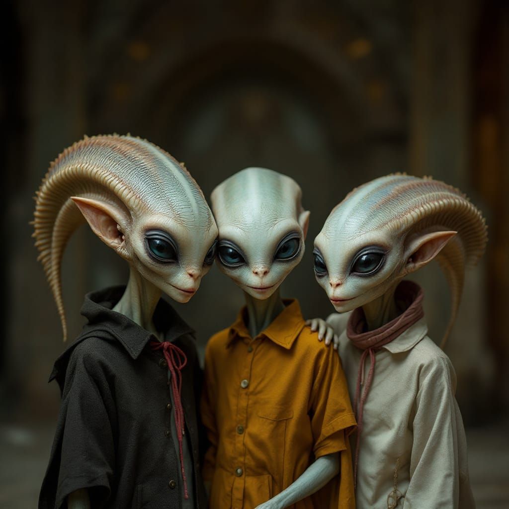 Photorealistic Aliens: Beautiful, Strange, and Fashionable