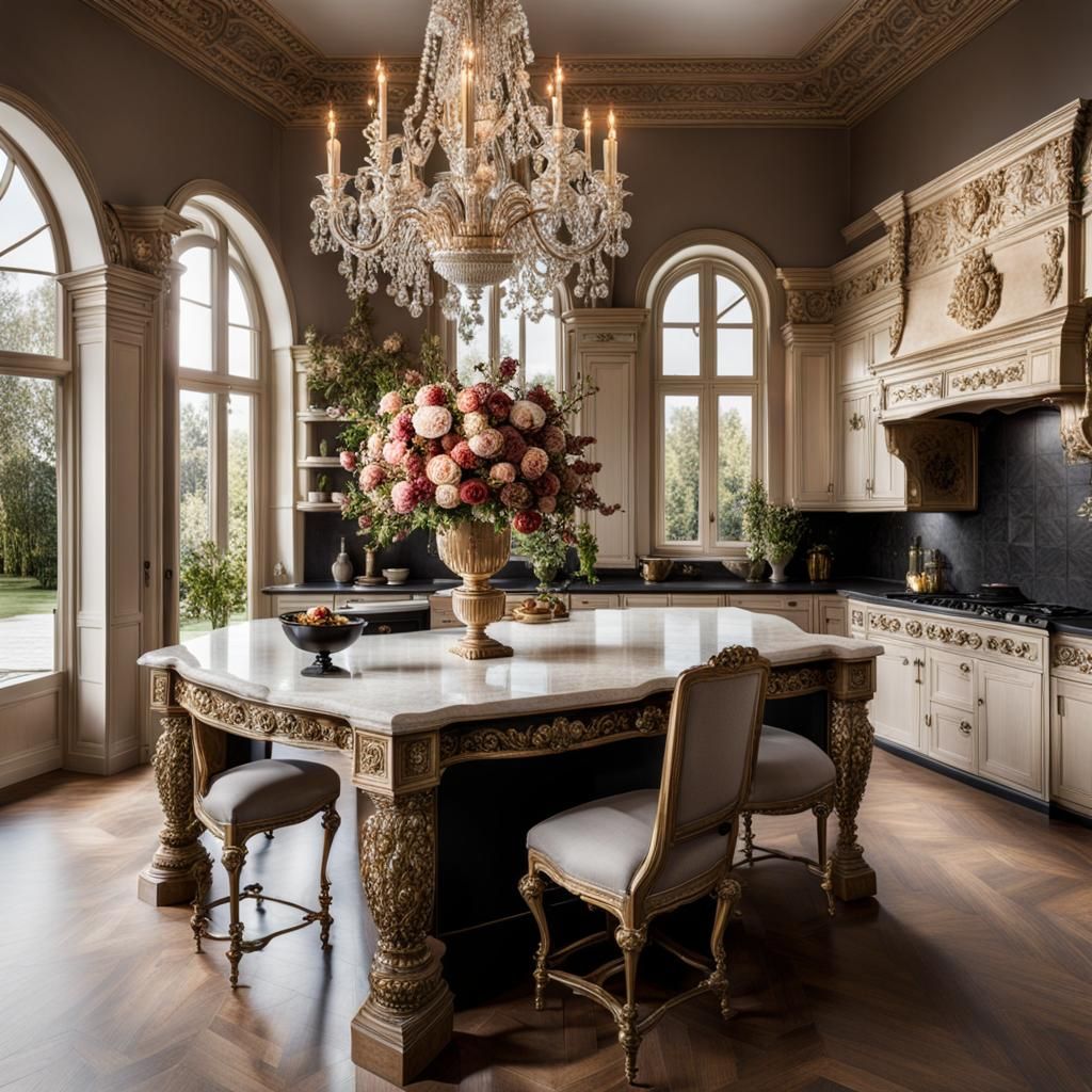 Neo-baroque kitchen