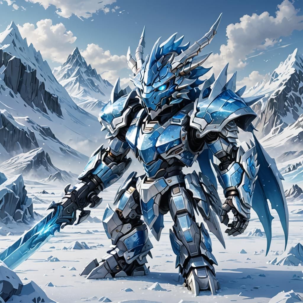 Chibi Cryonix - Ice Dragon