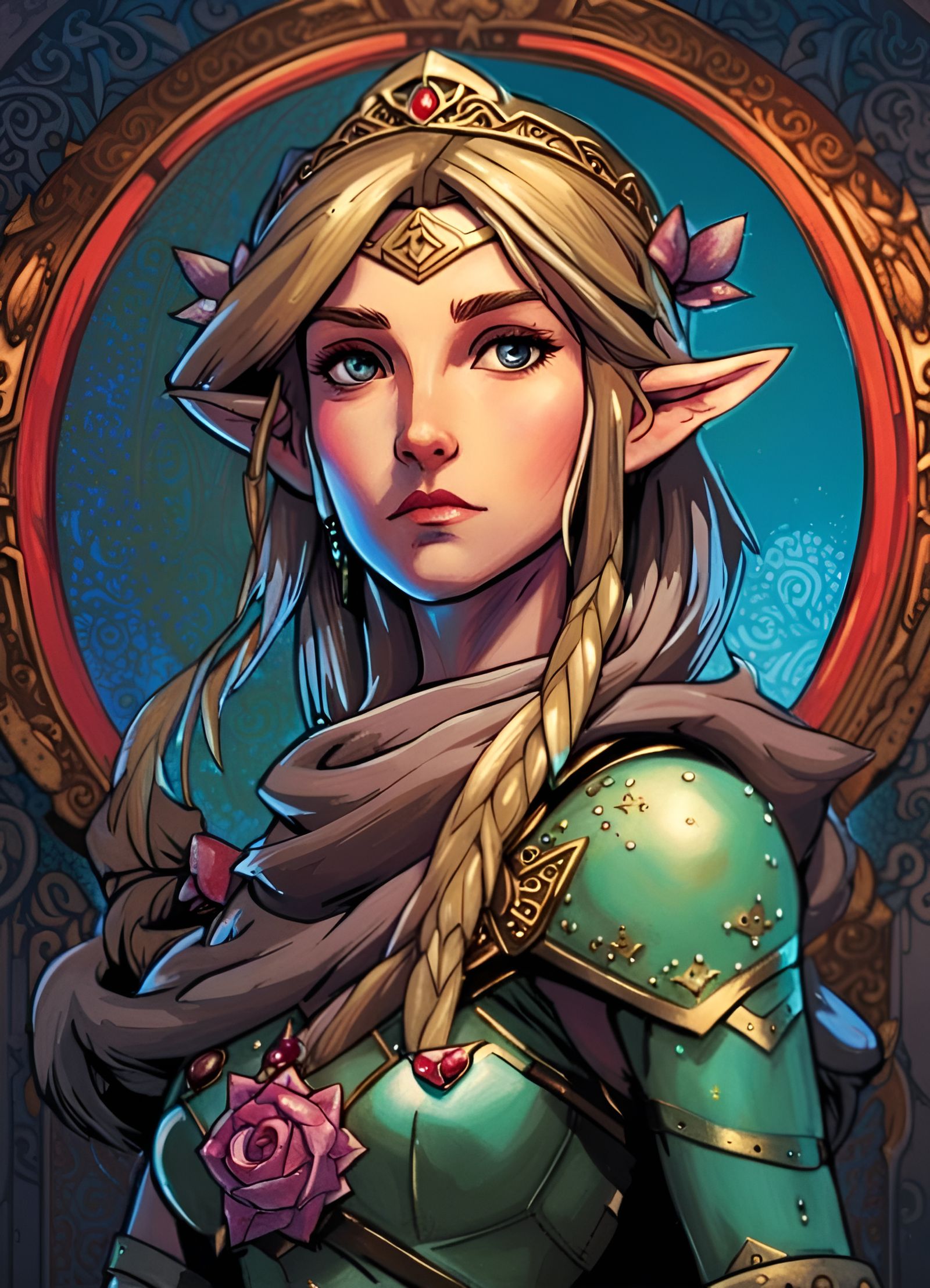 Princess Zelda: A Modern Heroine in Mixed Styles