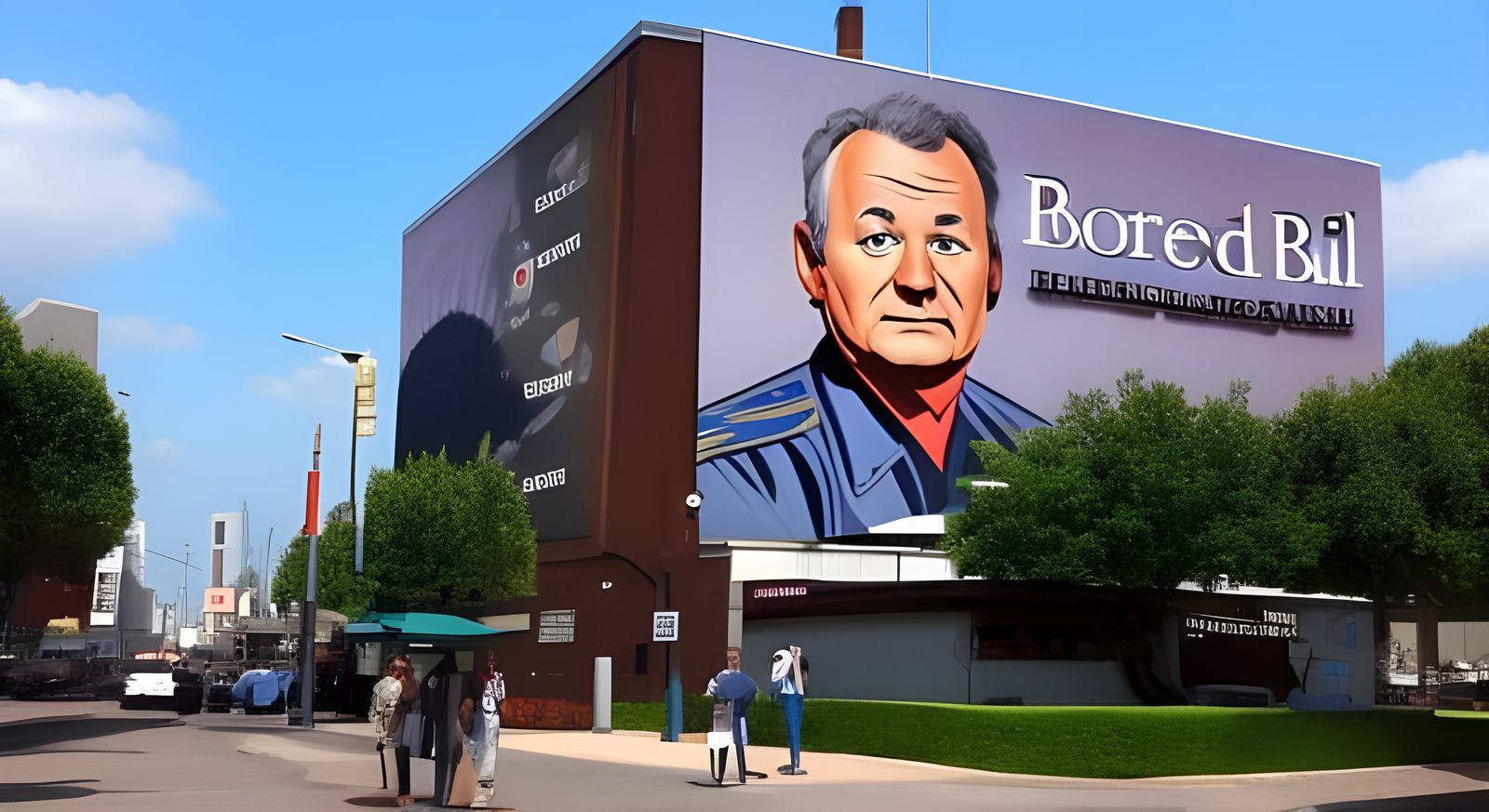 Bored Bill On A Billboard - Thanks For The Laughs Mr Murray!