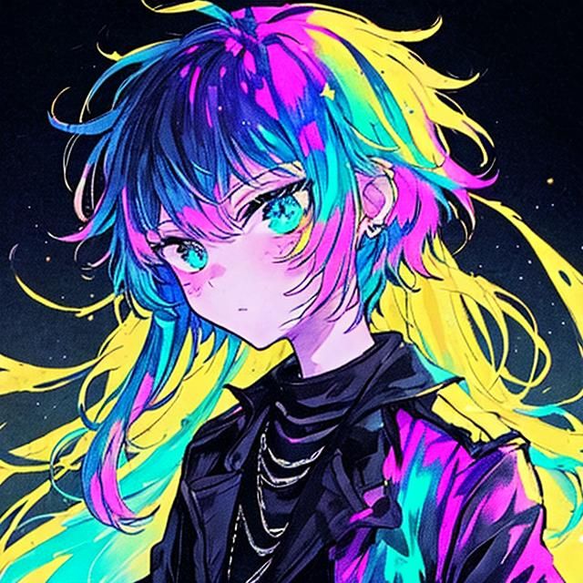 Nightclub Trance with Neon Lights and Fog