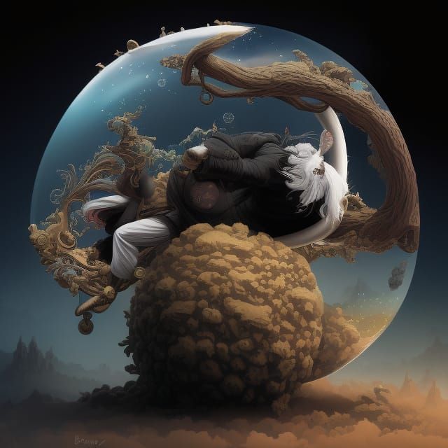Samuraipunk Yin Yang Equilibrium: Biomorphic Spherical Conce...