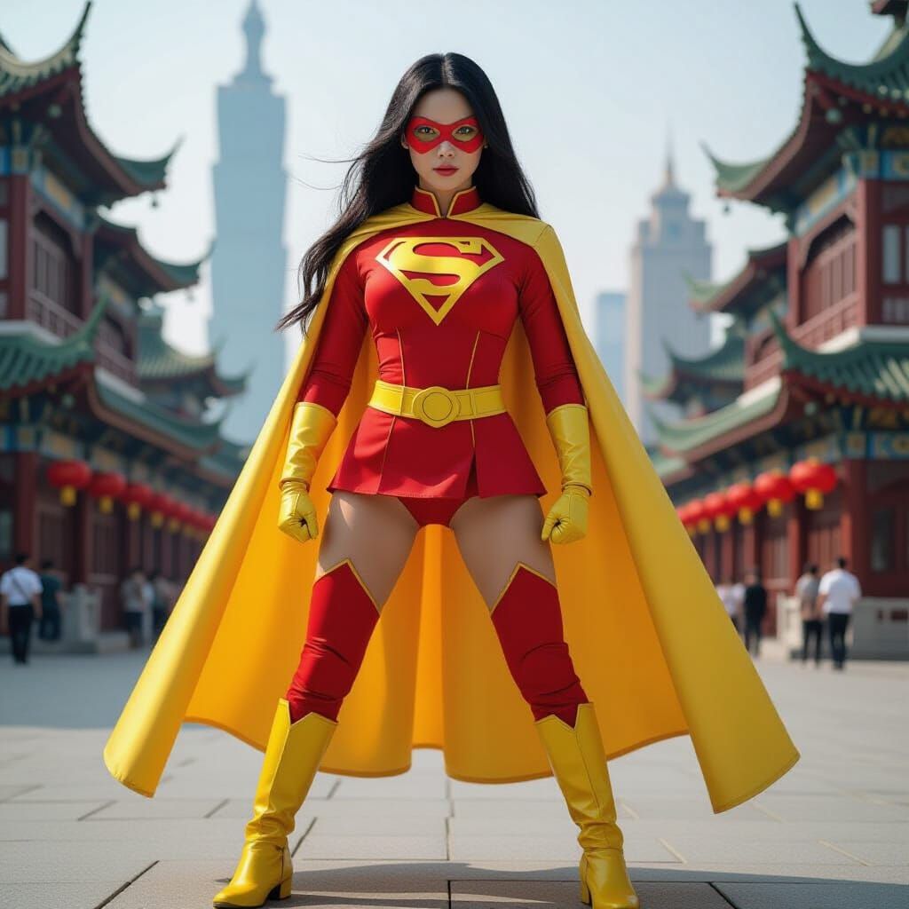 Chinese Superhero Yangtze River Star in Morning Room