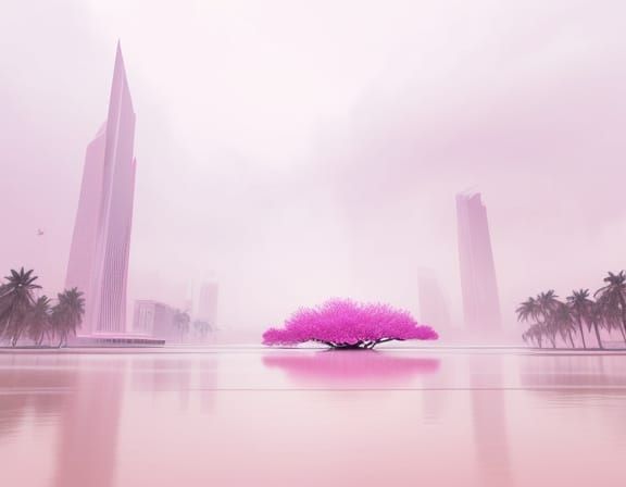 Breast Cancer Awareness Calendar Digital Matte Painting