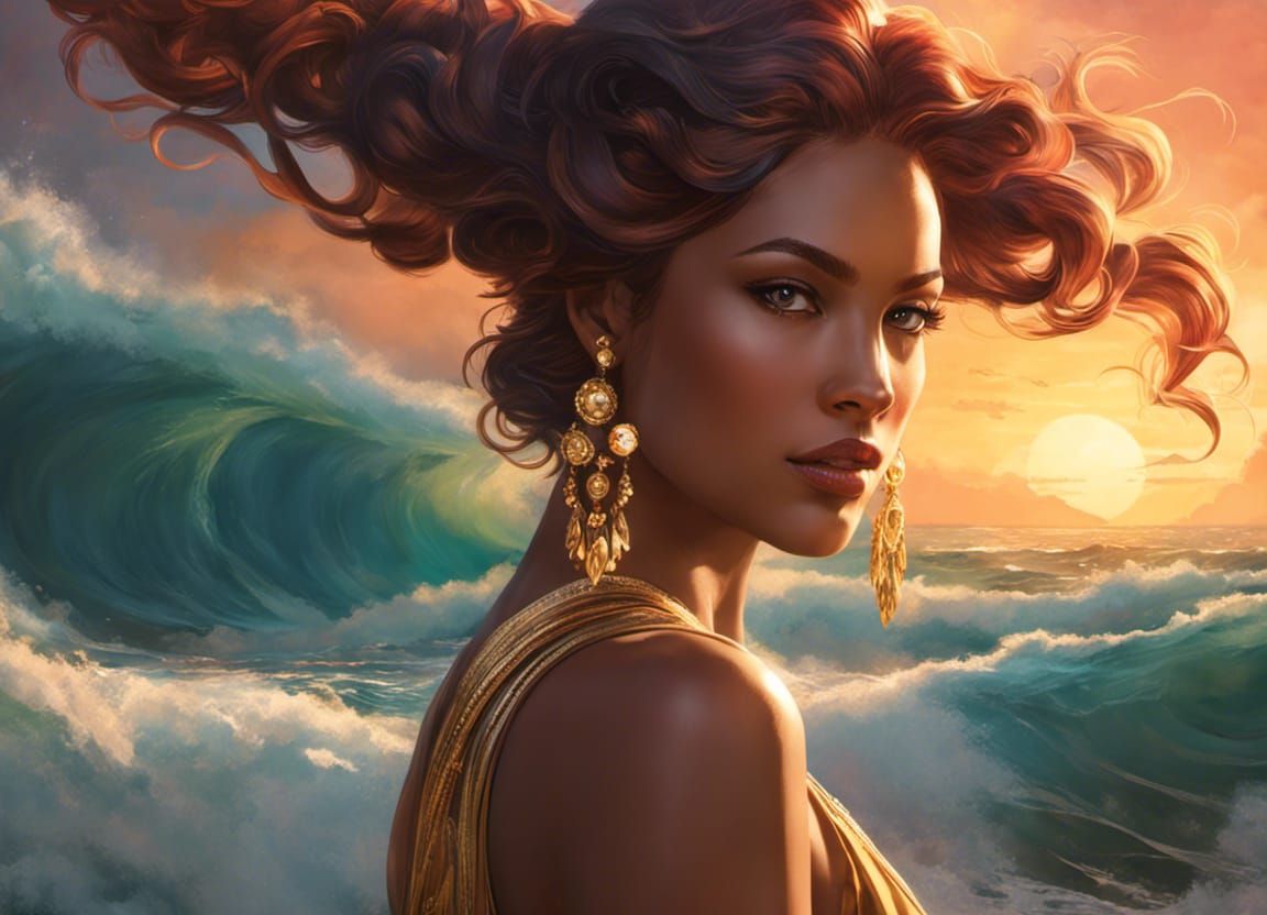 "Goddess of Ocean Waves and Sunsets",  -2484 ....... God Is Available. He Loves You...Do You Want Help?...see http://pra...