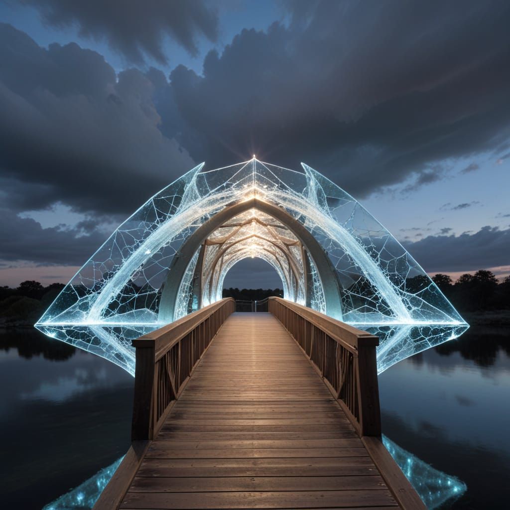Ethereal Arcane Energy Bridge of Webbed Glass