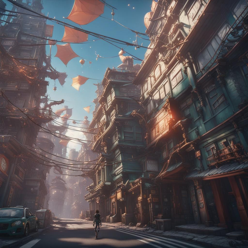 BkDK Matte Painting from My Hero Academia