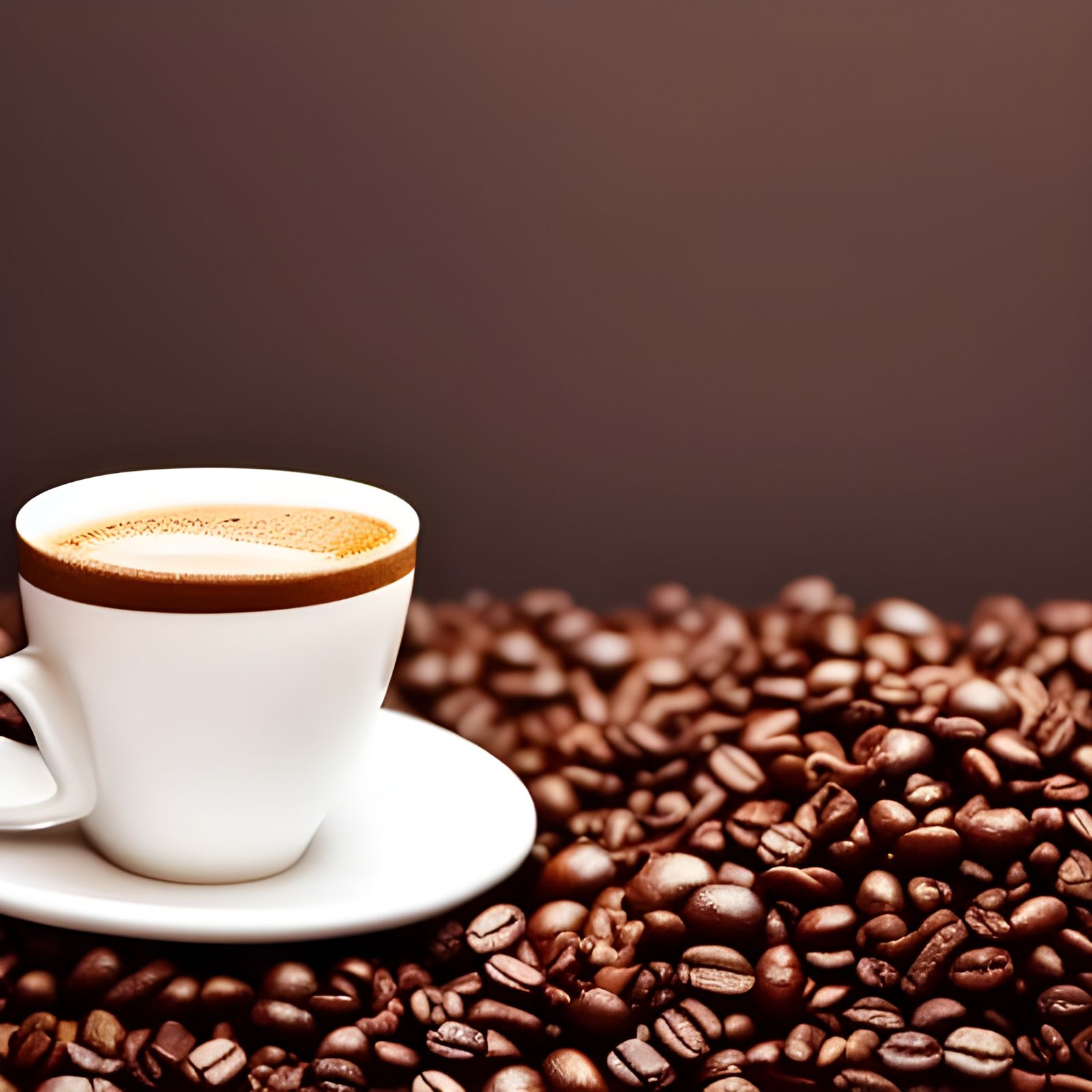 Coffee Art in Professional Photography Style