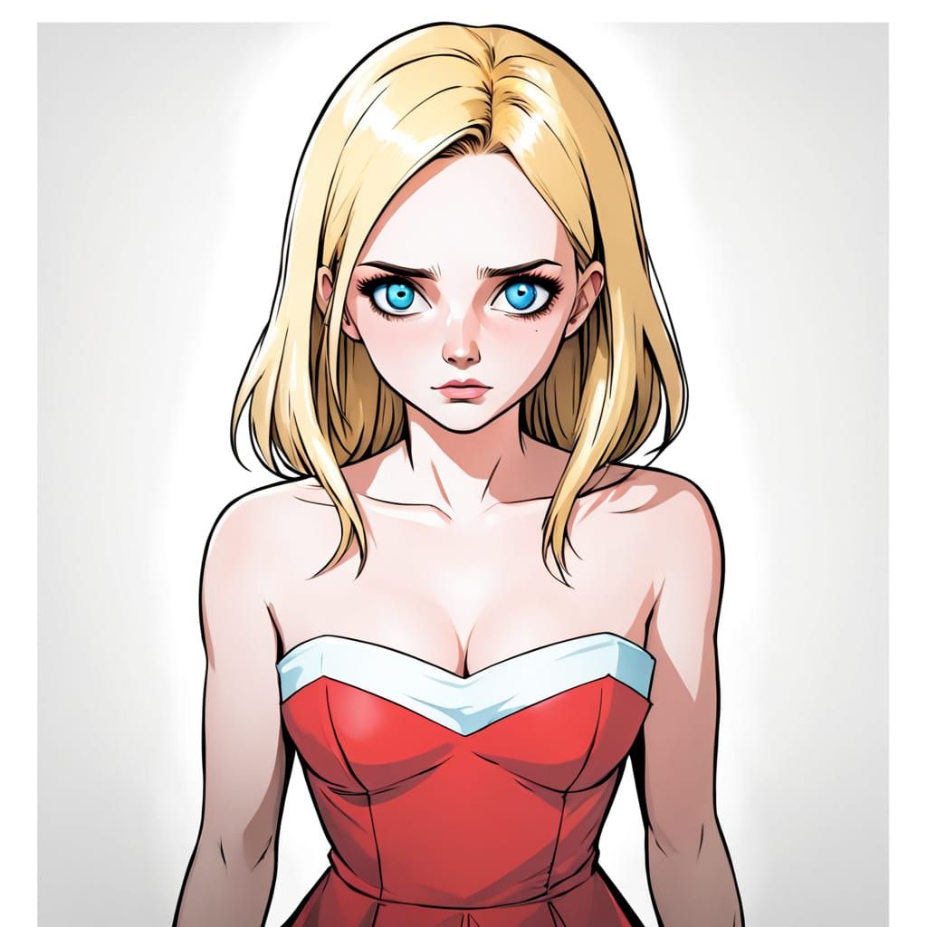 Dark Fantasy Comic Art Mug Shot of Abigail Breslin