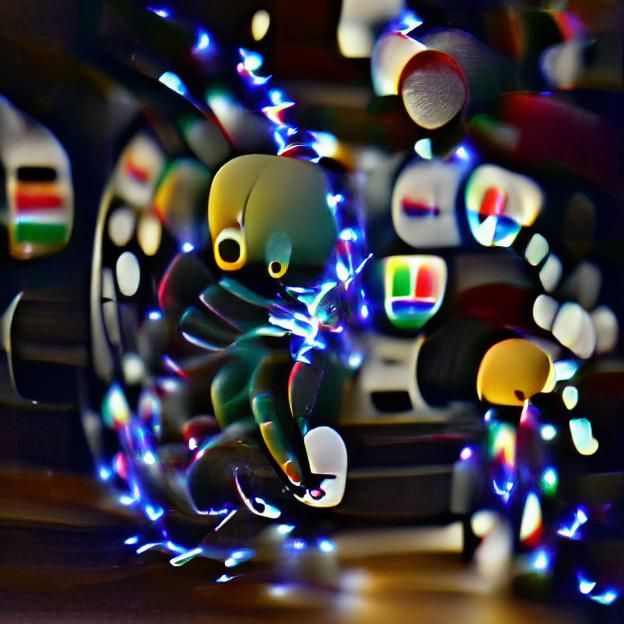 Eerie Creature Emerges from Television