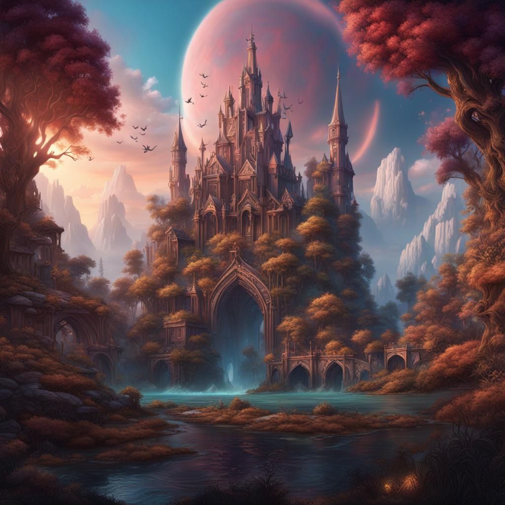 Peace and Love: Detailed Matte Painting