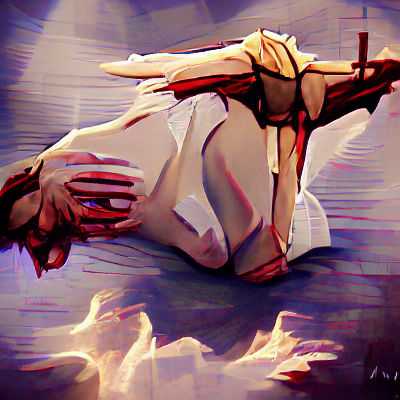 Abstract AI Image Generated from Simple Prompt