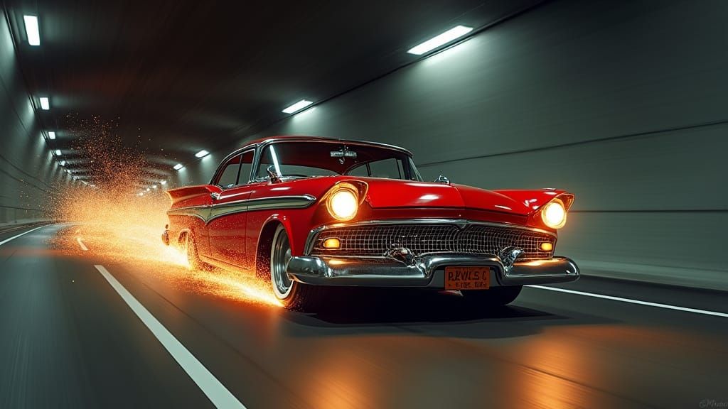 “Christine”, a red 1958 Plymouth Fury. The first self drivin...
