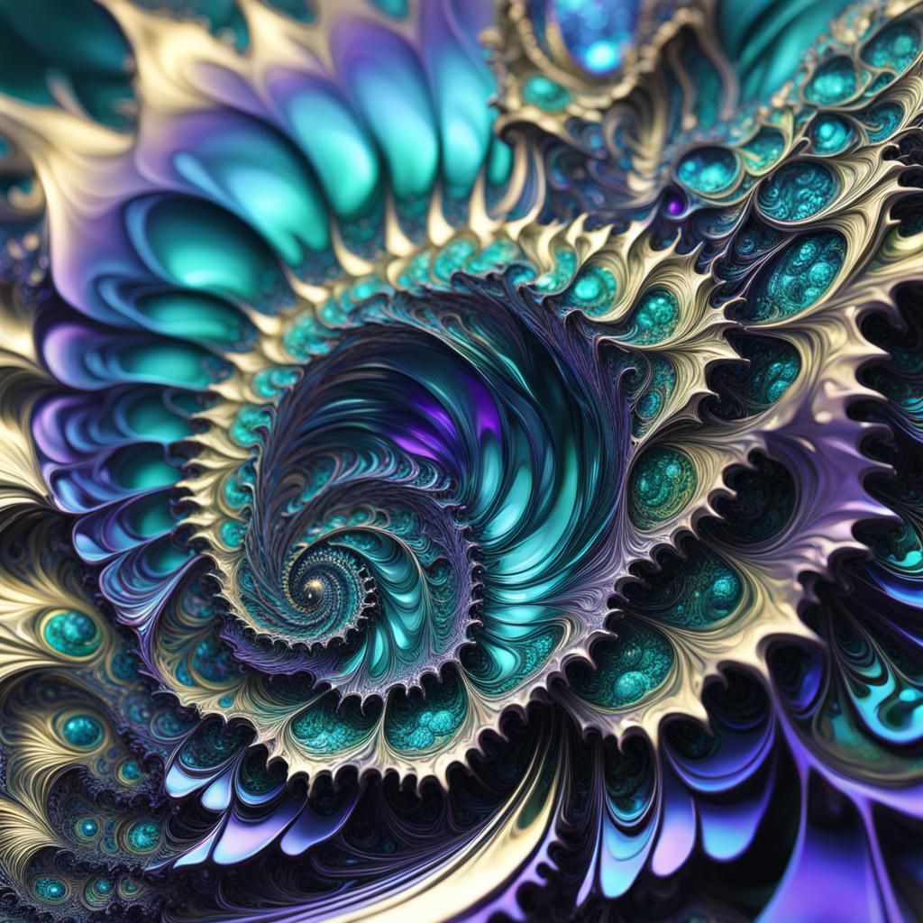 Peacock Leaf (Photo version)
