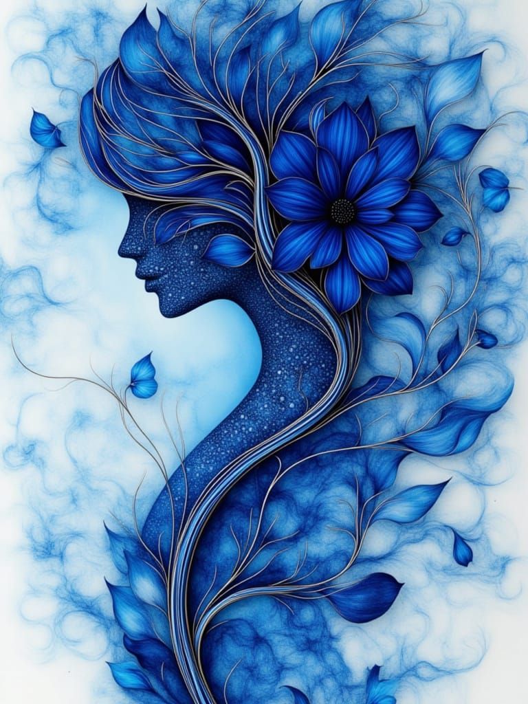 Simply cobalt blue