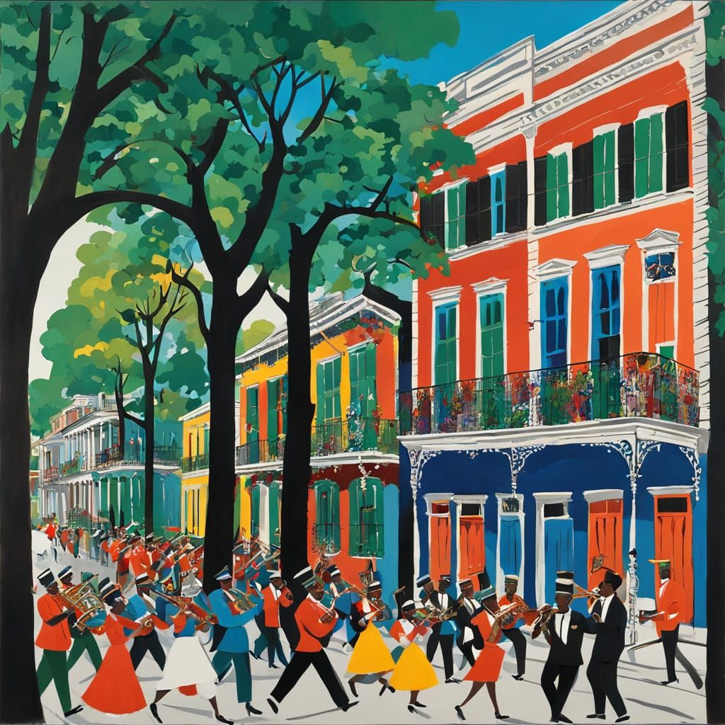 marching band in new orleans