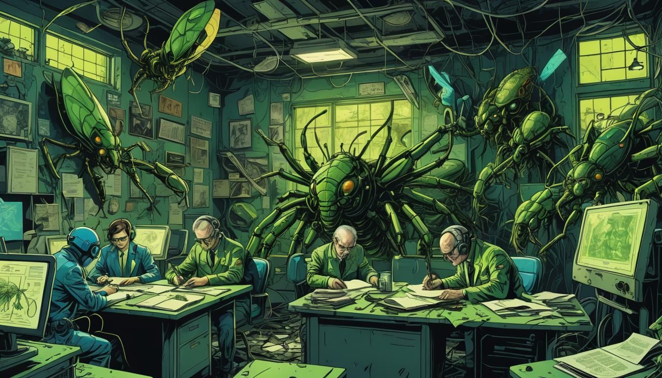 Chernobyl's Insect Officials: A Comic Book Nightmare