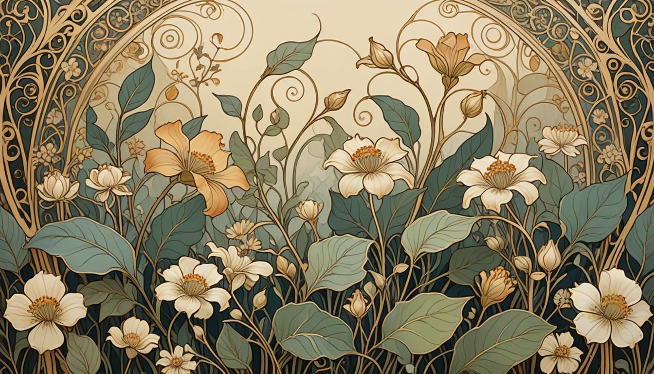 Ethereal Art Nouveau Fantasies