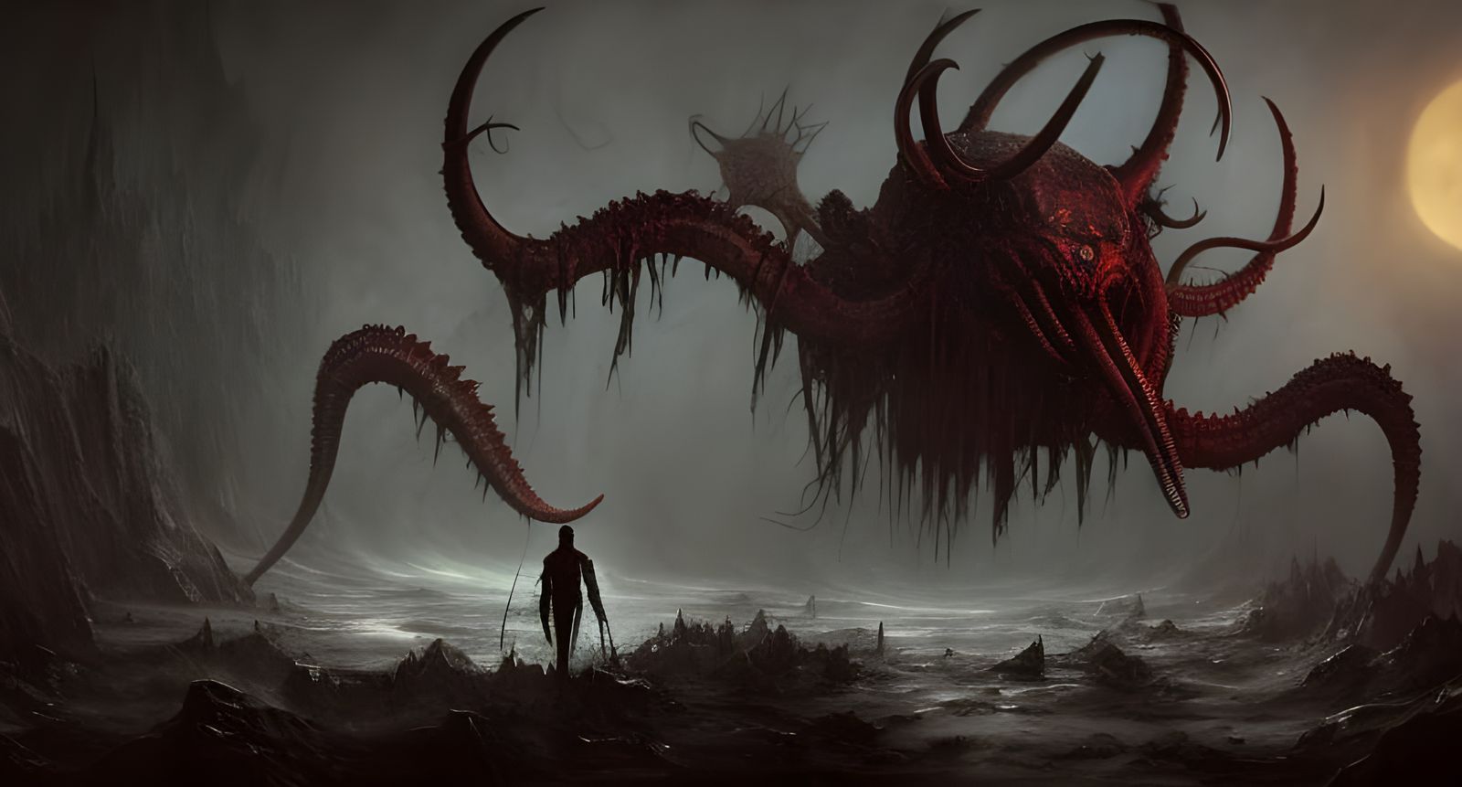 Post-Apocalyptic World Ruined by Lovecraftian God