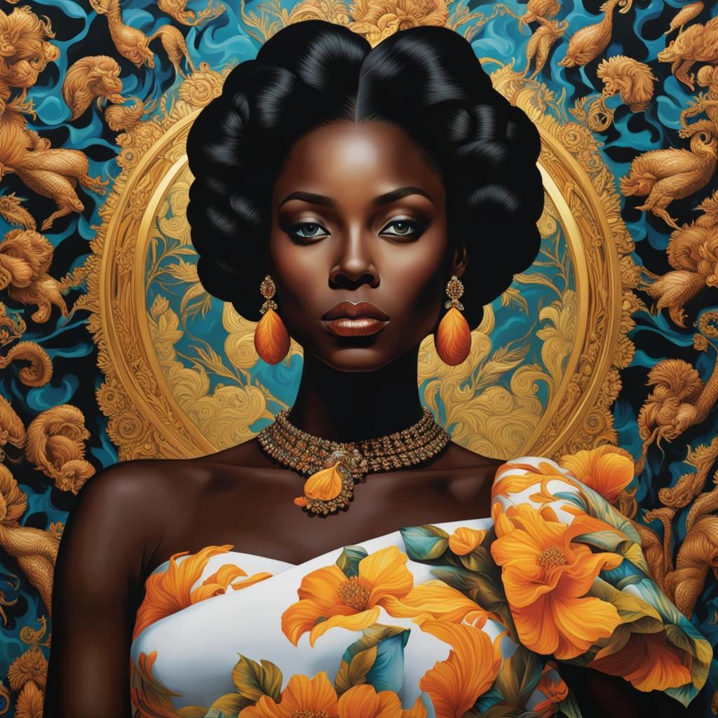 Ebony Magazine Vehicle with Holographic Art