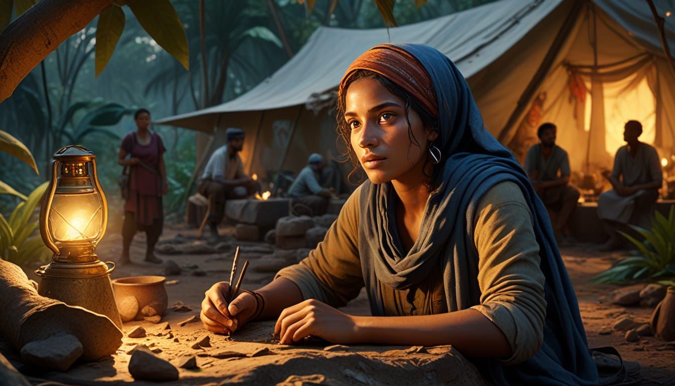 scientists at work...