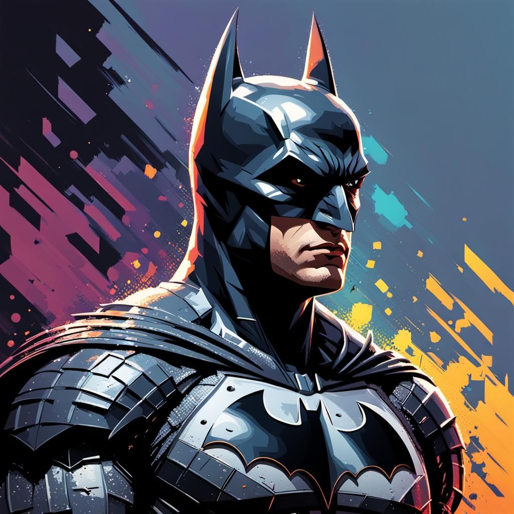 Pixel Art Batboy Video Game Concept