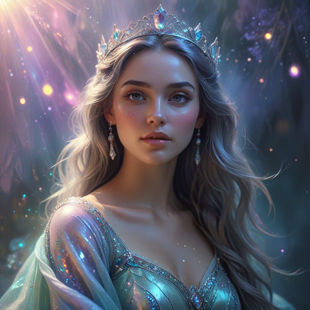 Ethereal Fantasy Princess in Magical Realism Style