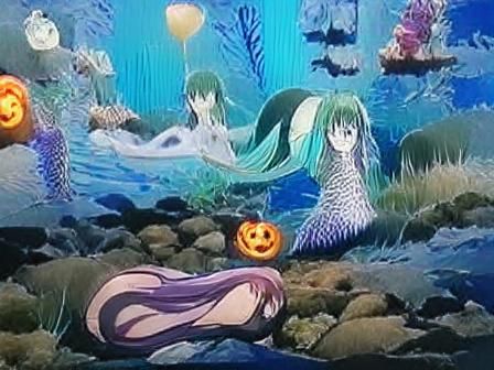 Spooky Anime Mermaid for Halloween