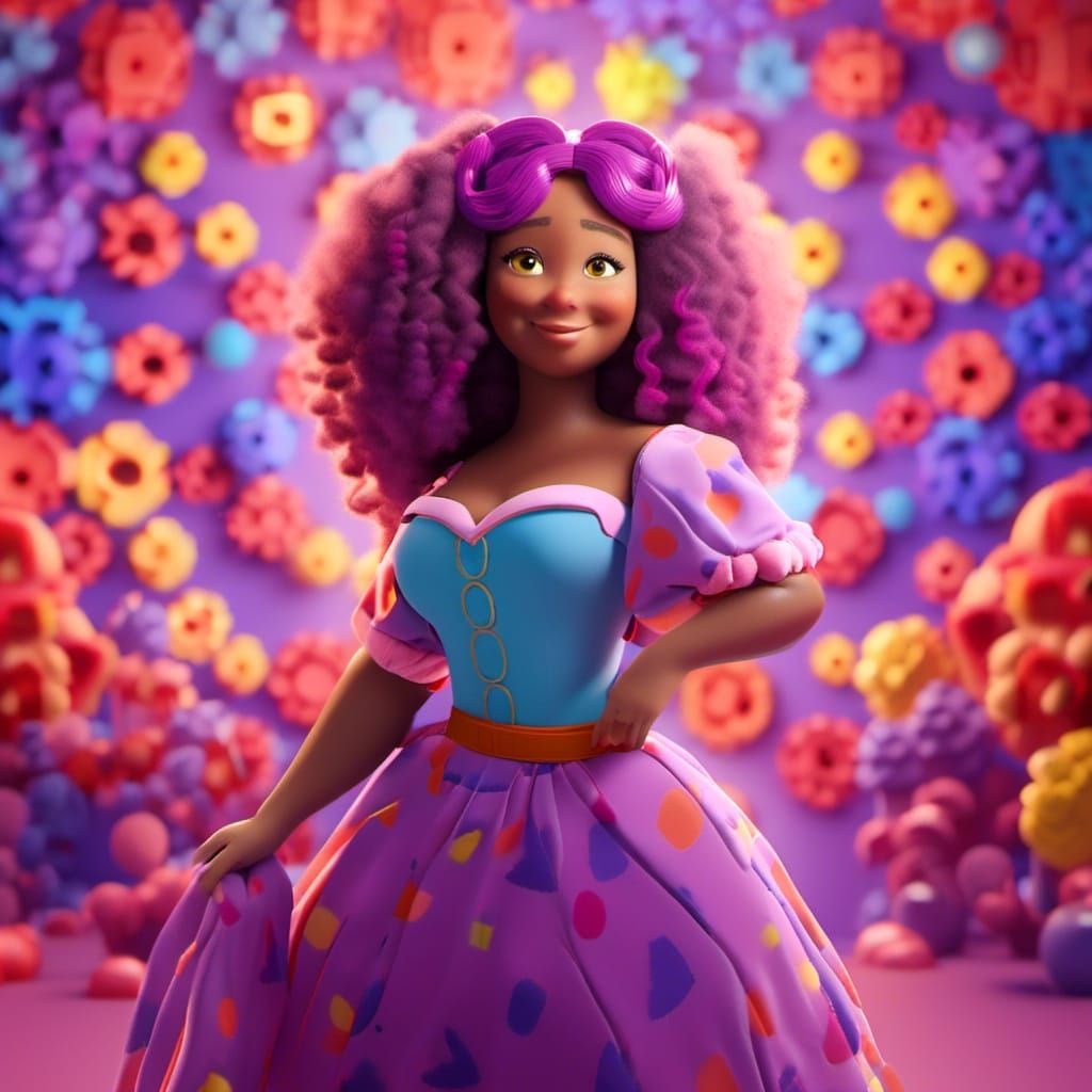 <lora:The Kore:1.0> Pixar, Disney, concept art, 3d digital art, Maya 3D, ZBrush Central 3D shading, bright colored backg...