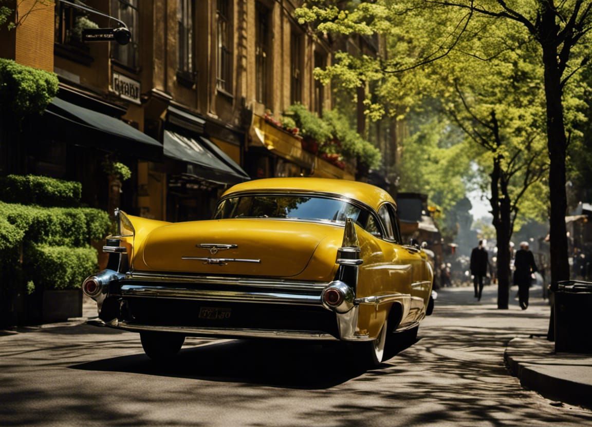 City Sidewalks in Autochrome Style