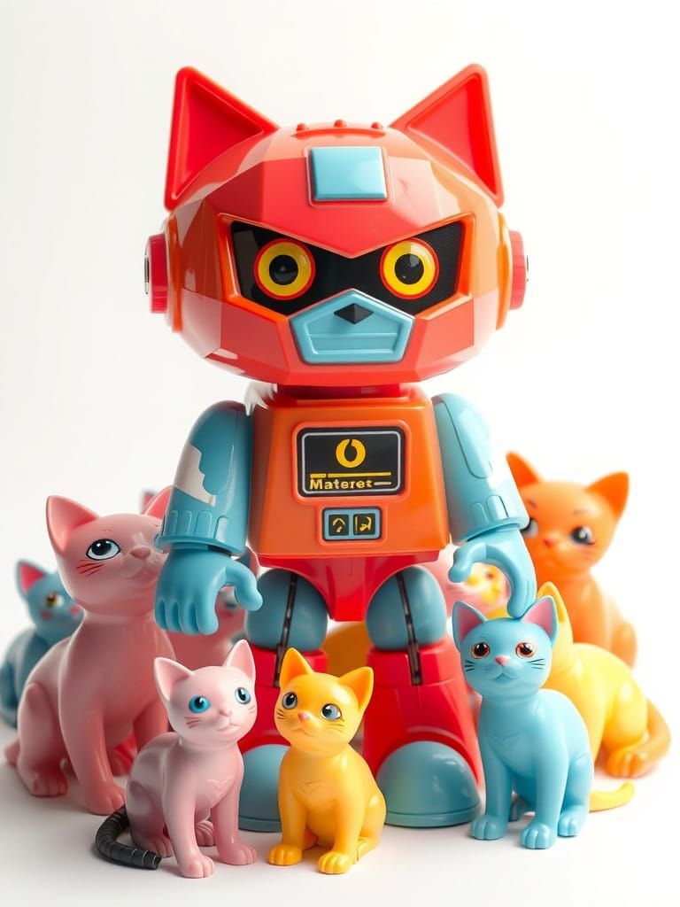 Retro Futuristic Plastic Toy Box