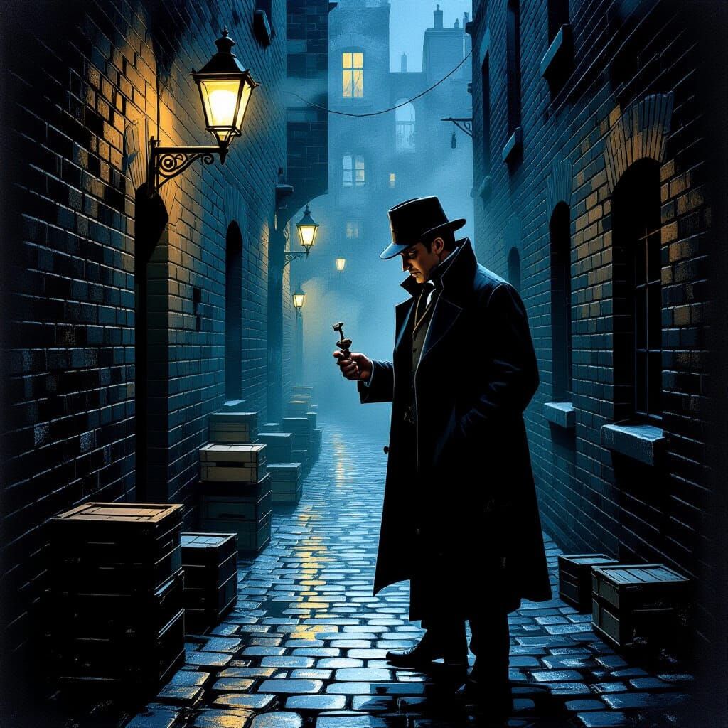 Sherlock Holmes Investigates a Mysterious Artifact in Gritty...
