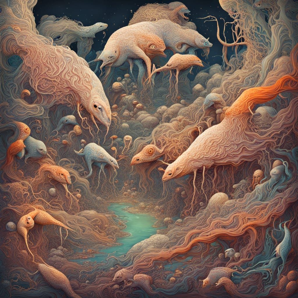 Abstract Kanabstracd Artwork in Vibrant Colors