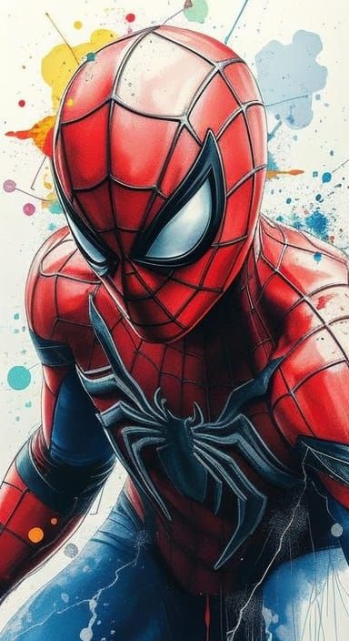 Abstract Spider-Man Art in Unreal Engine 5