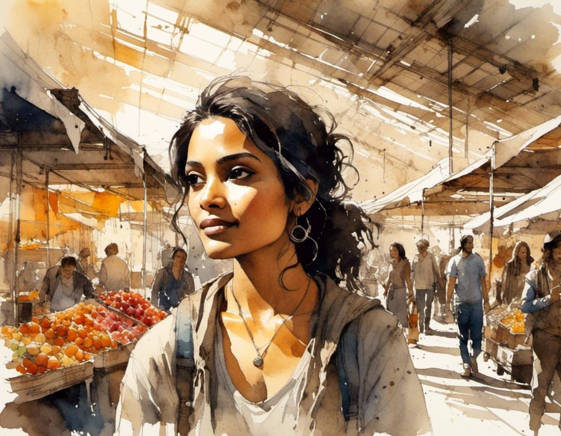 <lora:Axis Comix:1.0> Sonali Bhatt