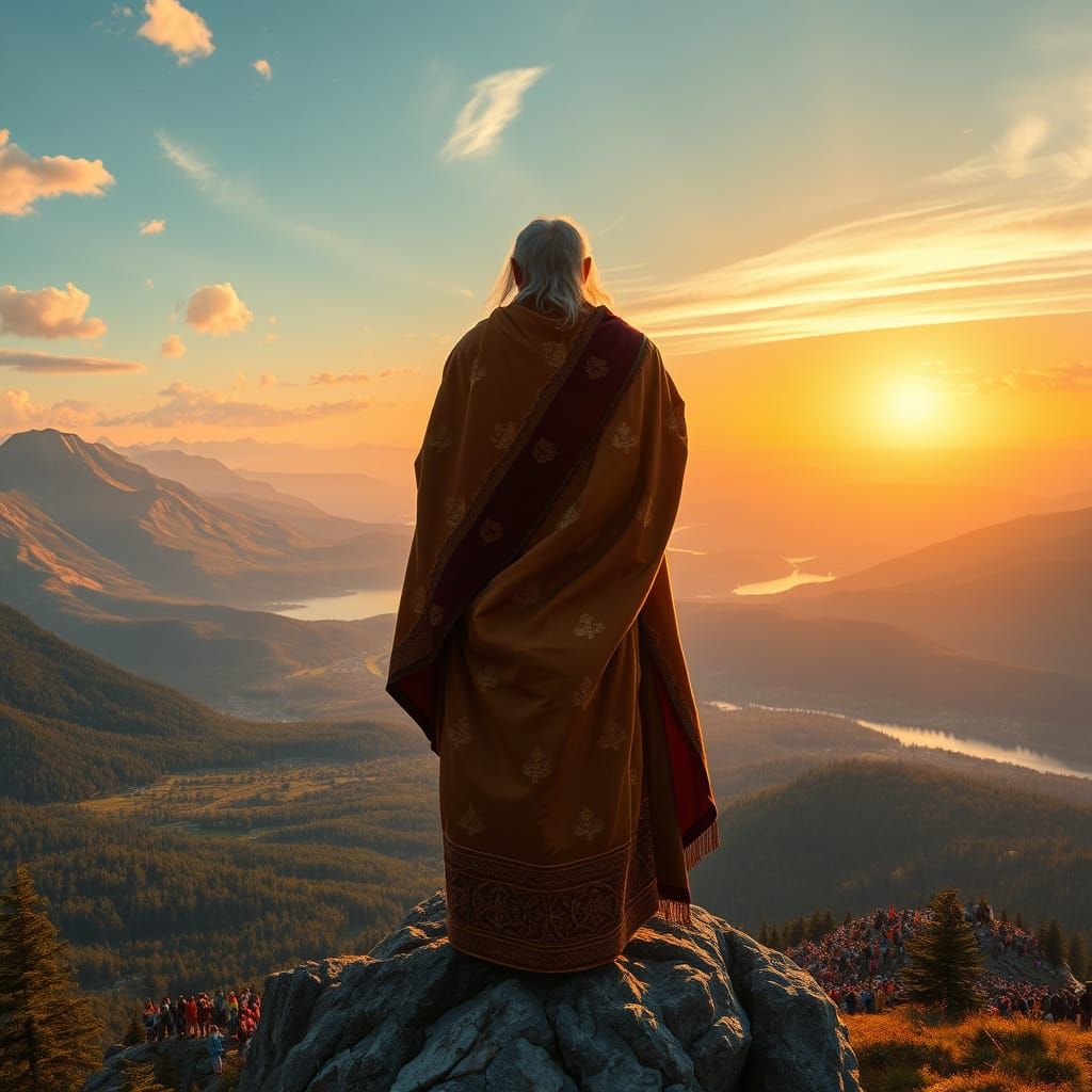 Regal Patriarch Blesses the Promised Land