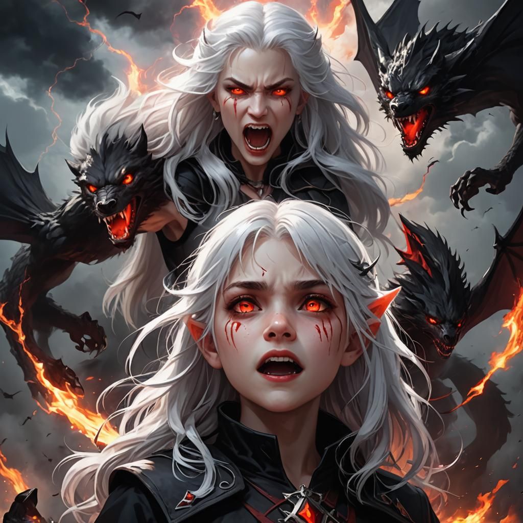 Vampire Child Conjures Lightning