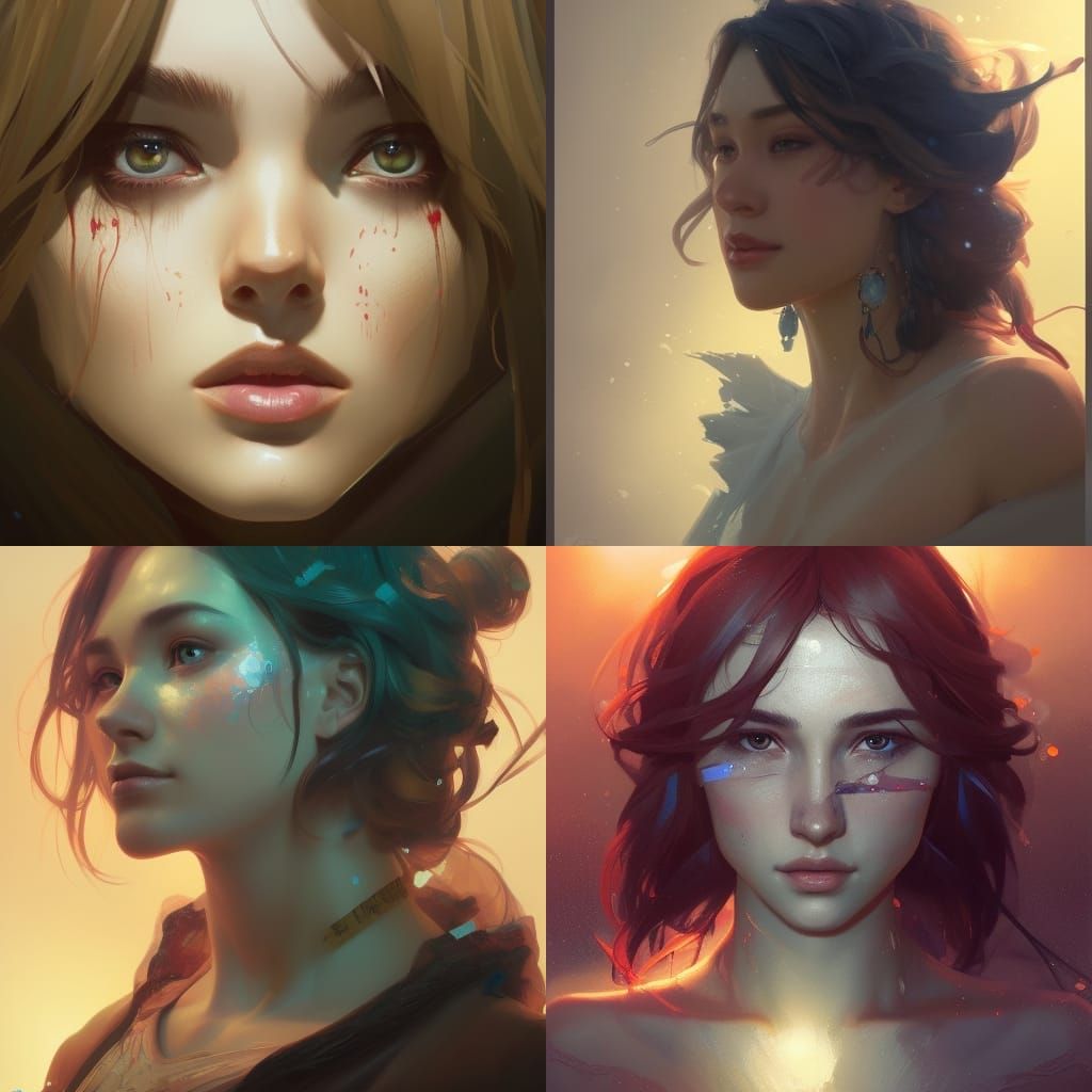 Intricate Portrait of a Night Charmer