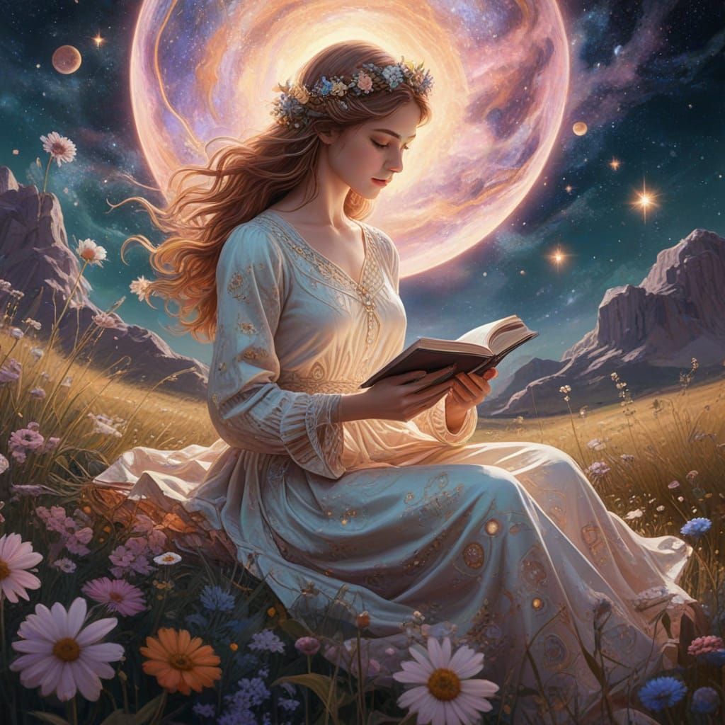 Softly Lit Cosmic Whispers in Pastel Hues