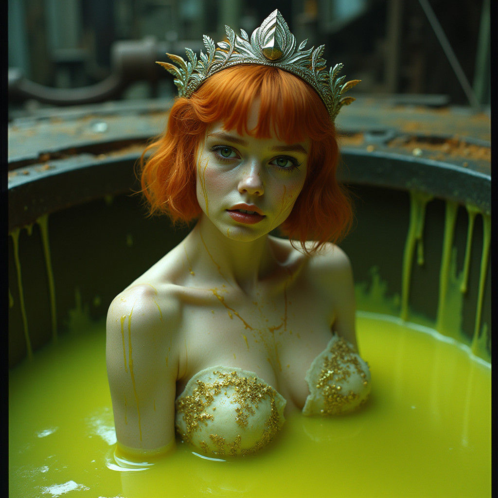 Radioactive Princess in Toxic Wasteland Vat