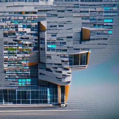 Abstract Building Design: No Exterior