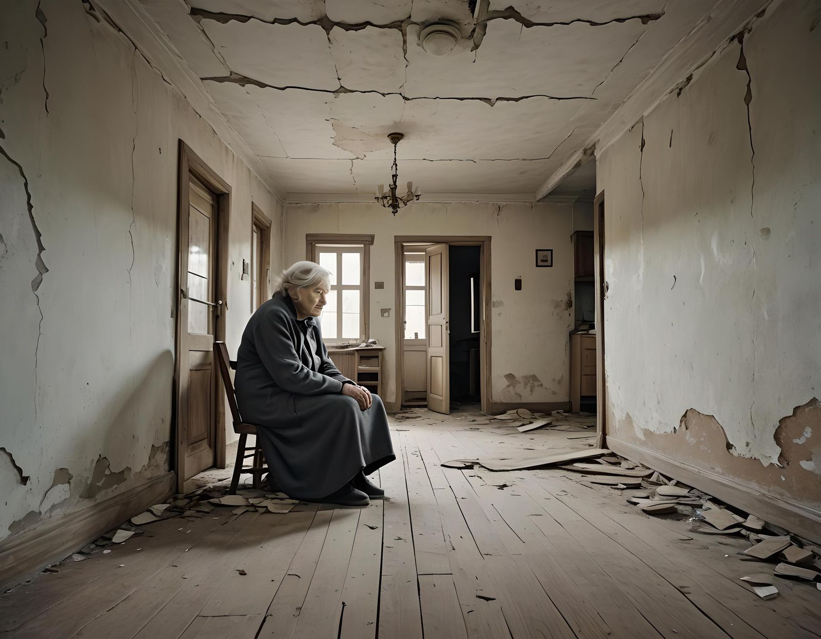 AI Interpretation: Despair in an Empty House