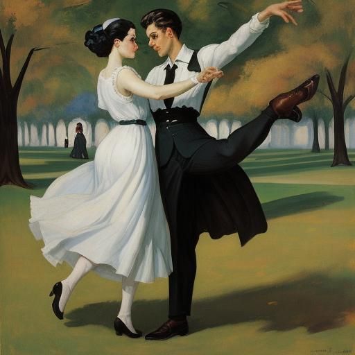 Lonely Waltz in the Dark Park