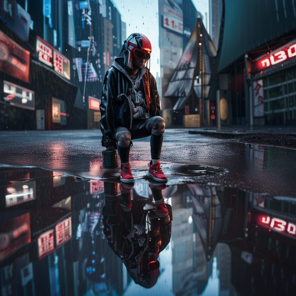 Skaterboy 2099 neo tokyo teenager