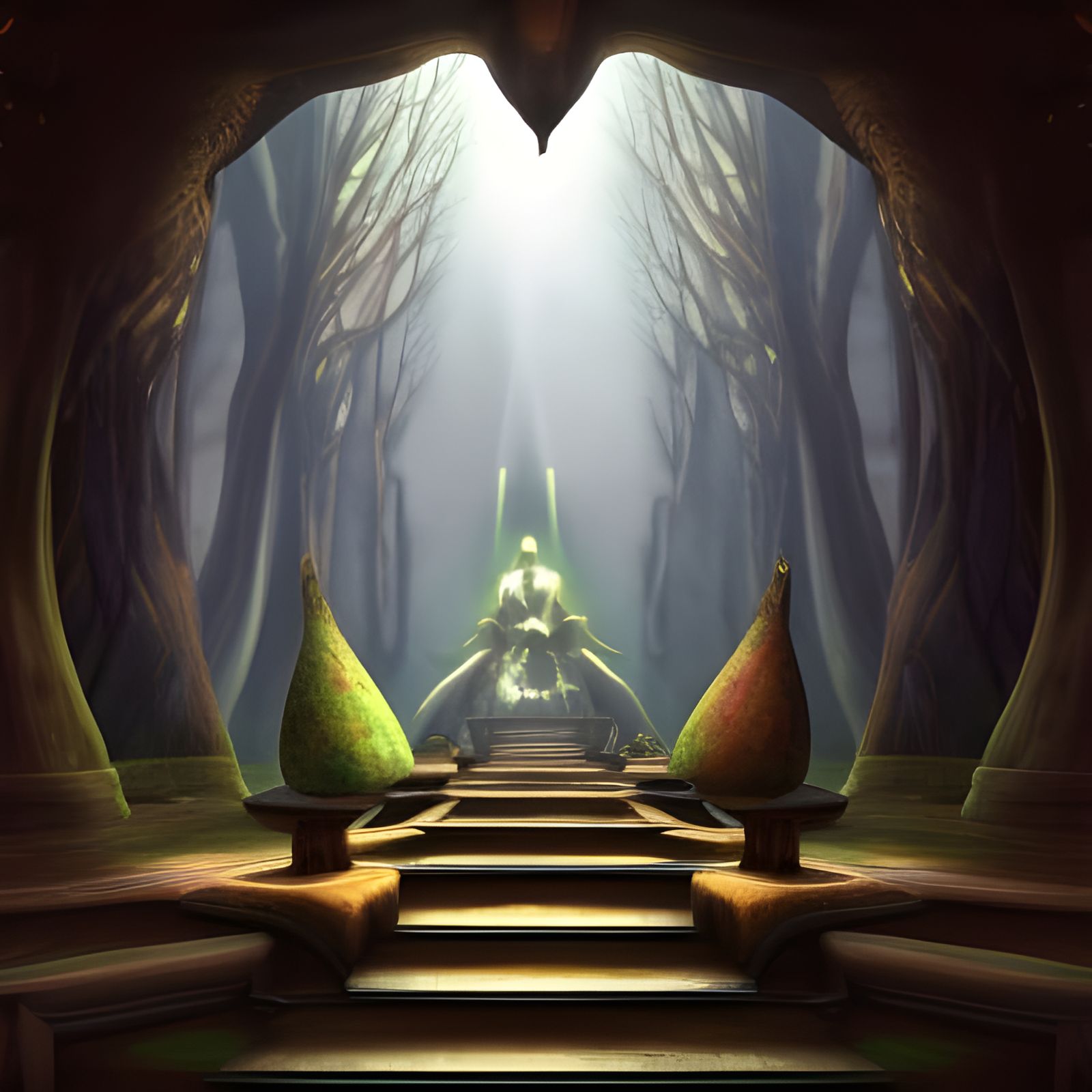 The Hall of Many Worlds: An AI Creation