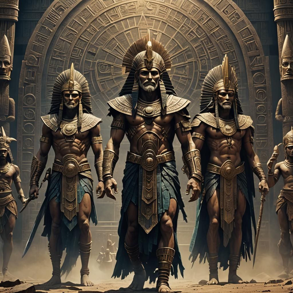 Majestic Anunnaki Deities in Ancient Sumeria