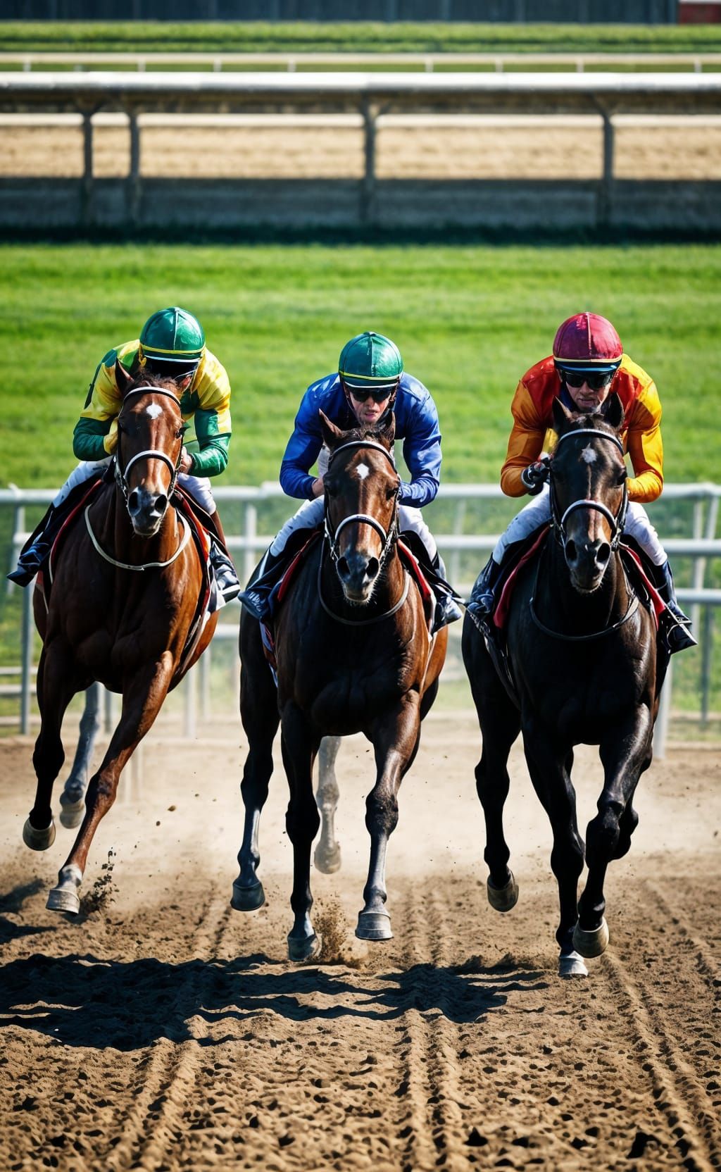 Horse Race Generated by AI