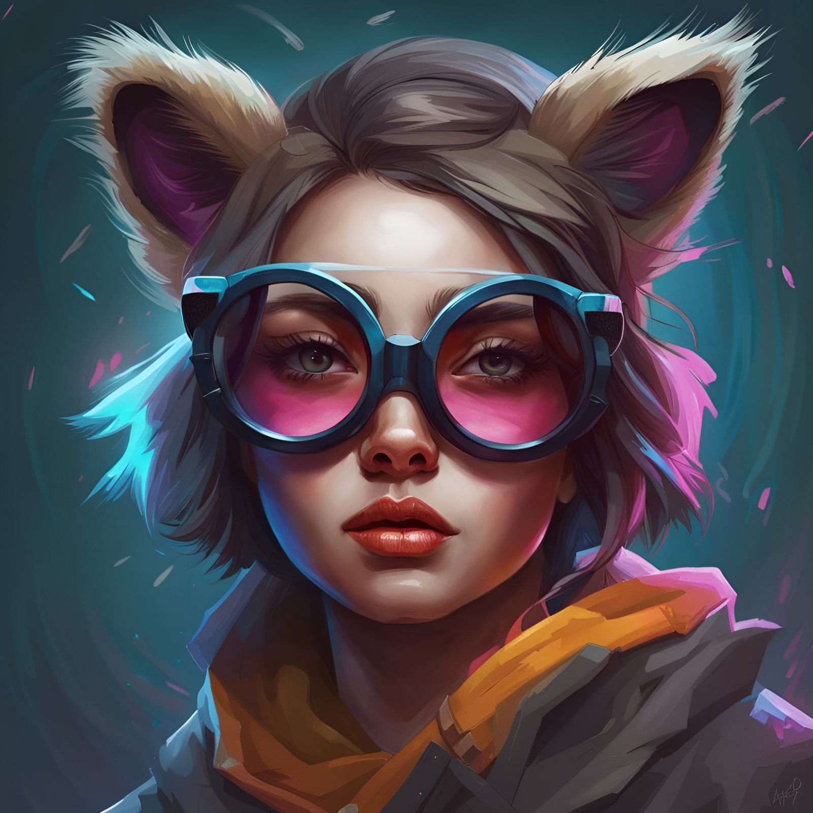 Raccoon girl 🦝🕶️